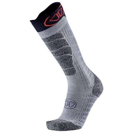 Sidas Merinos Ski Socks - Grey Orange